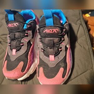Kids Black and Pink Shoes